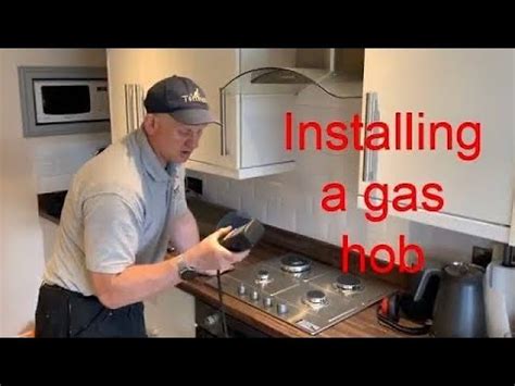 remove gas hob and install electric